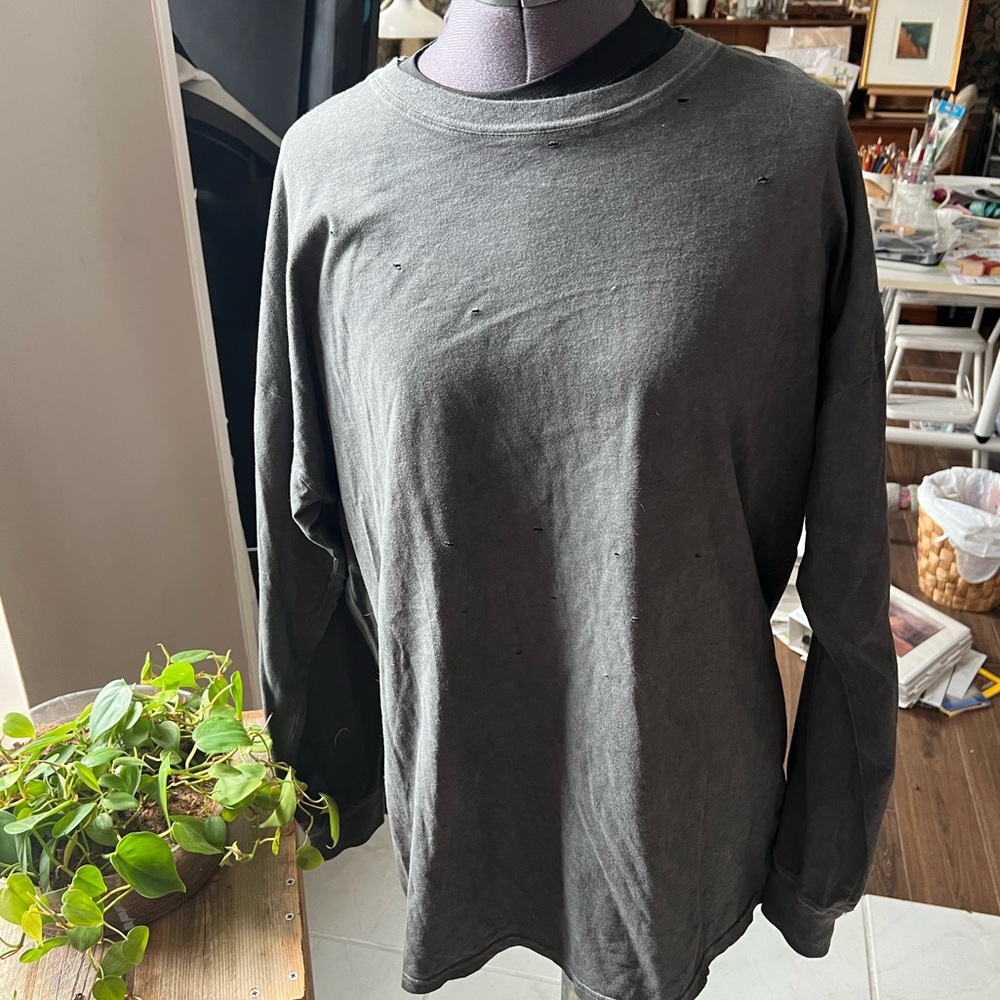 Nitrous Black long sleeve T-shirt size L